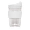 Premium Glass Cup 2 Go White